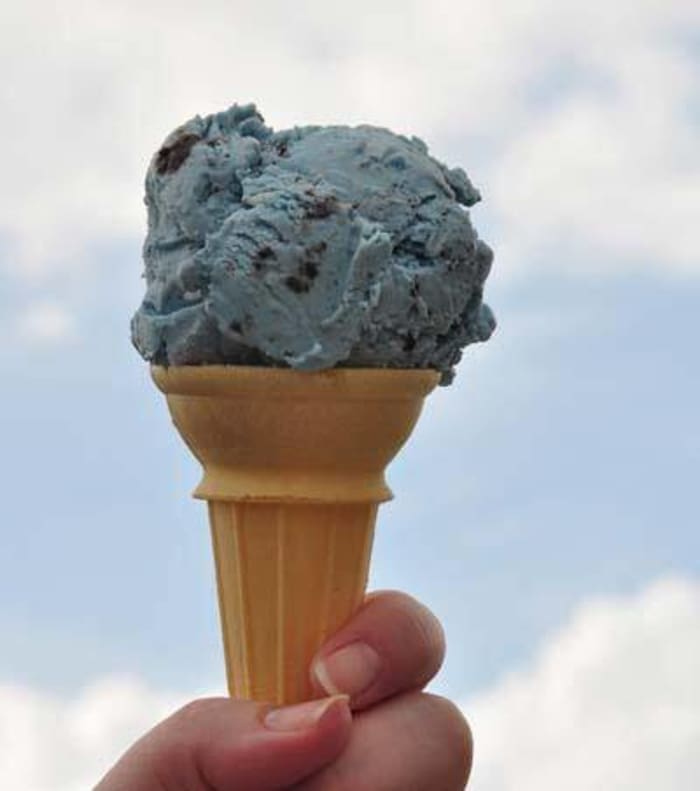 Aggie Blue Mint, Famous Aggie Ice Cream - Utah