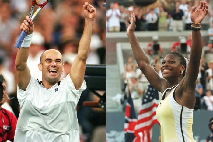 1999: Andre Agassi & Serena Williams