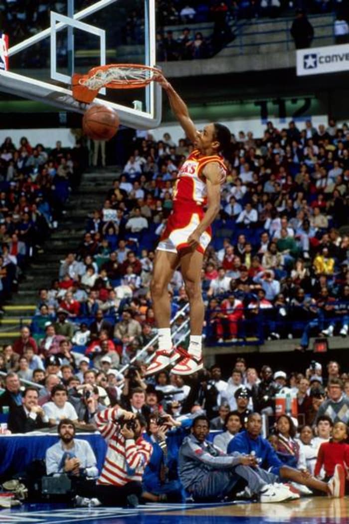 Spud Webb wins Dunk Contest, 1986