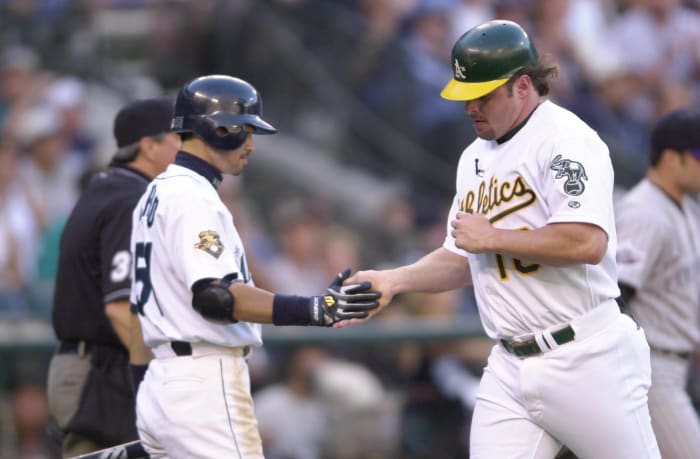 2001: Ichiro Suzuki vs. Jason Giambi