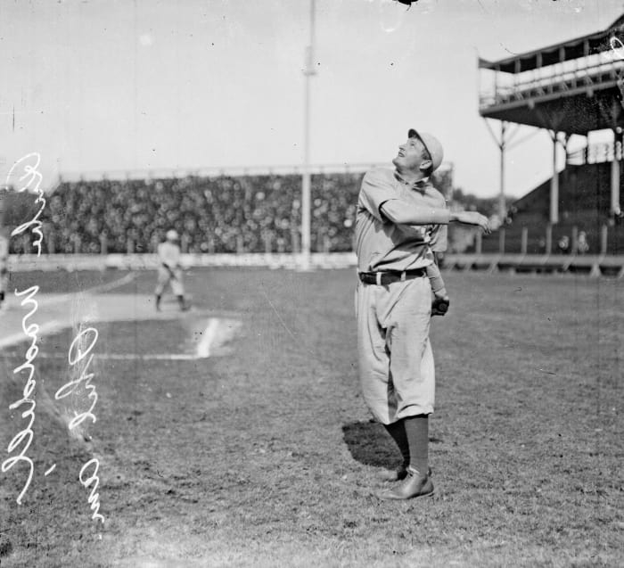 1918 Chicago Cubs starting pitchers: Lefty Tyler, Jim “Hippo” Vaughn,  “Shufflin Phil” Douglas, and Claude Hendr…