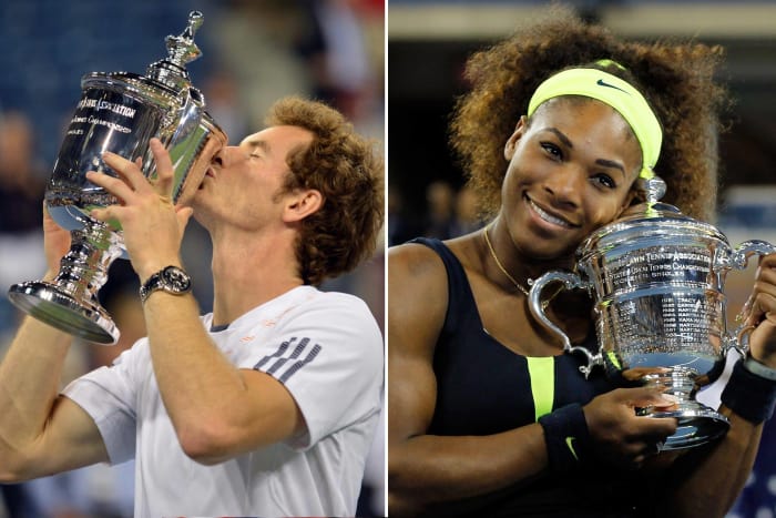 2012: Andy Murray & Serena Williams