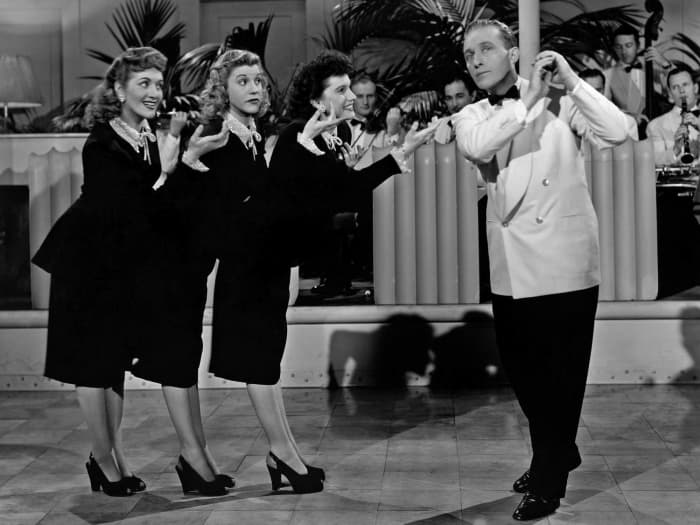 Bing Crosby and The Andrews Sisters - "Pistol Packin' Mama" (1943)