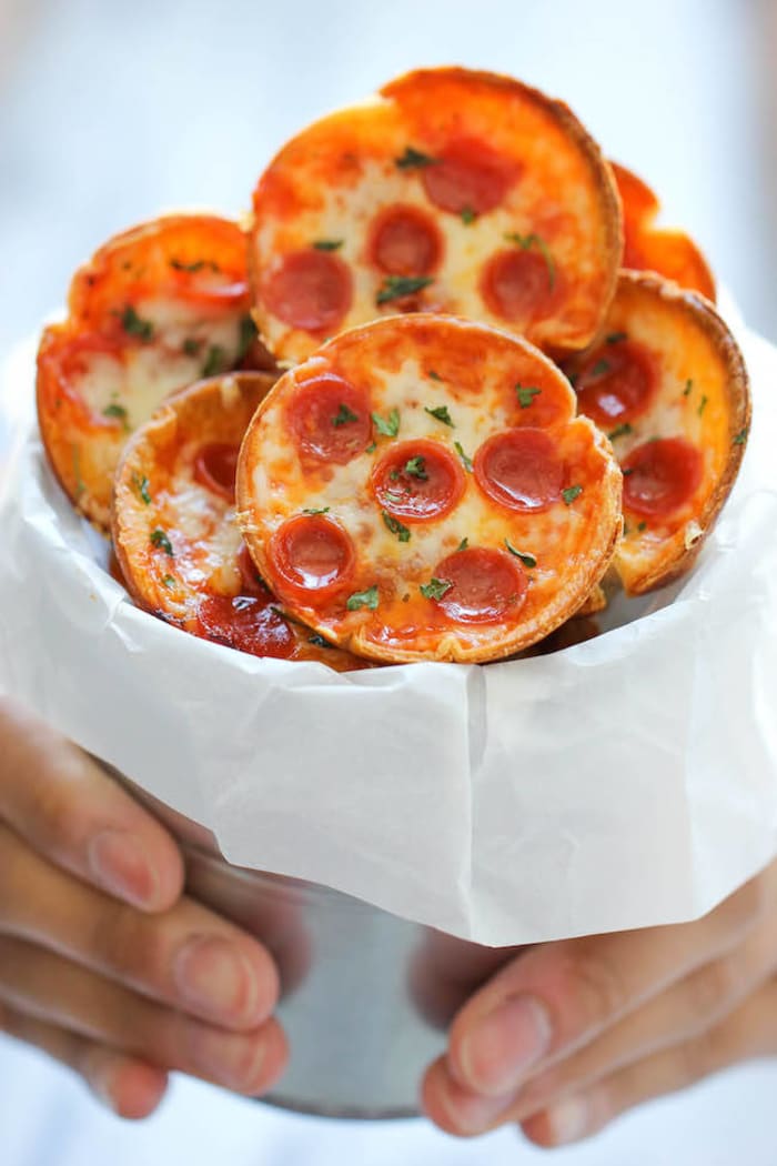 Deep dish pizza bites