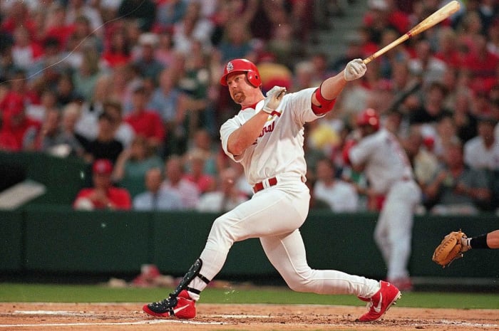 A's trade Mark McGwire to Cardinals for T.J. Mathews, Eric Ludwick and Blake Stein (1997)