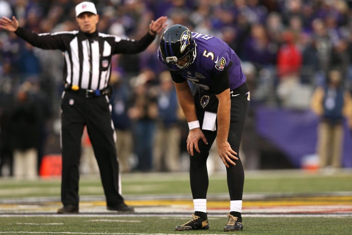 Joe Flacco, torn ACL and MCL