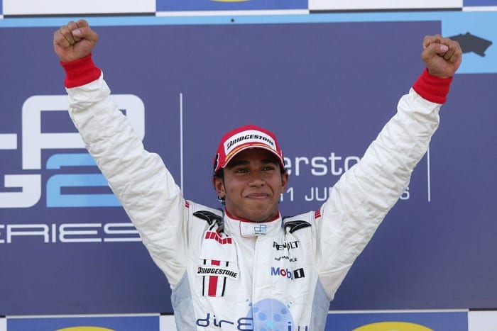 2006: First Black Formula One racer: Lewis Hamilton