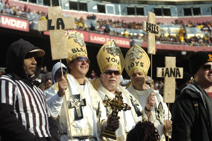 Bishops at Saints game