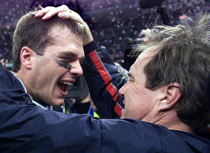 Super Bowl XXXVI - New England Patriots d. St. Louis Rams, 20–17