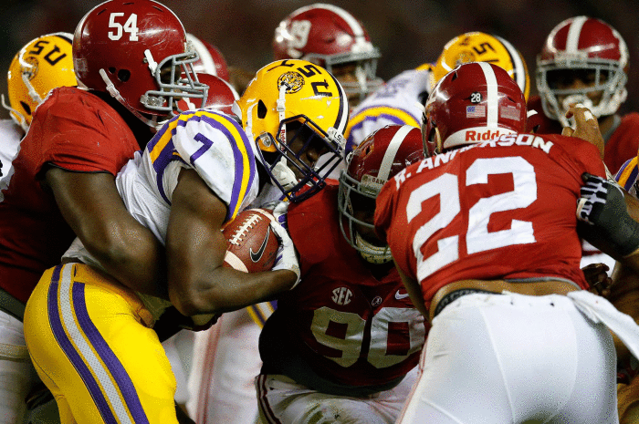 Nov. 7 - Alabama d. LSU, 30-16