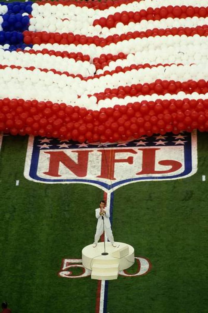 Super Bowl XXII National Anthem opener - Herb Alpert