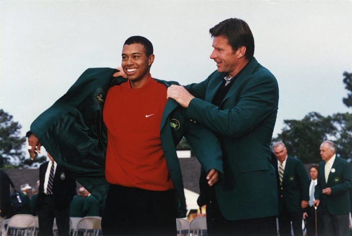 1997: First Black Golf Major Champion: Tiger Woods