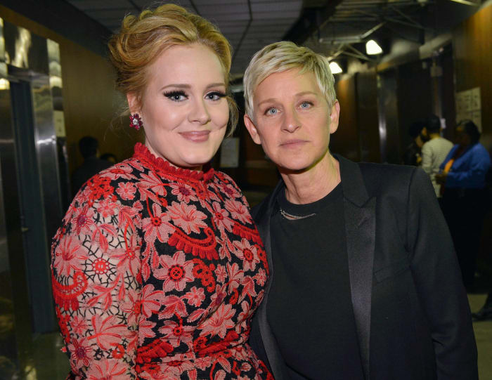 She recorded Ellen’s outgoing message