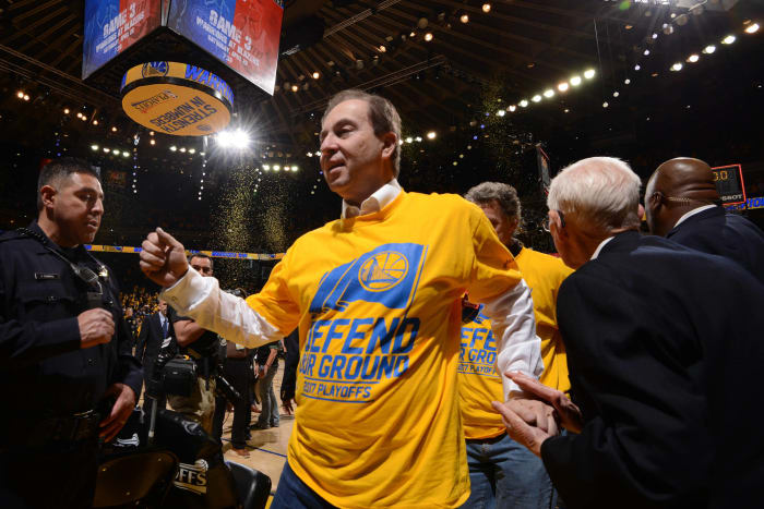 Team owner Joe Lacob