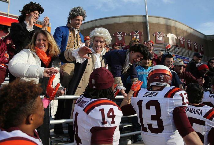 Colonial Virginia Tech fans