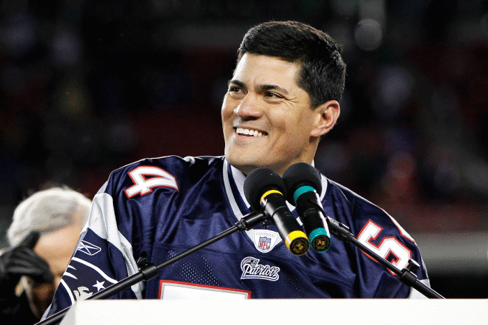 Tedy Bruschi, LB, five