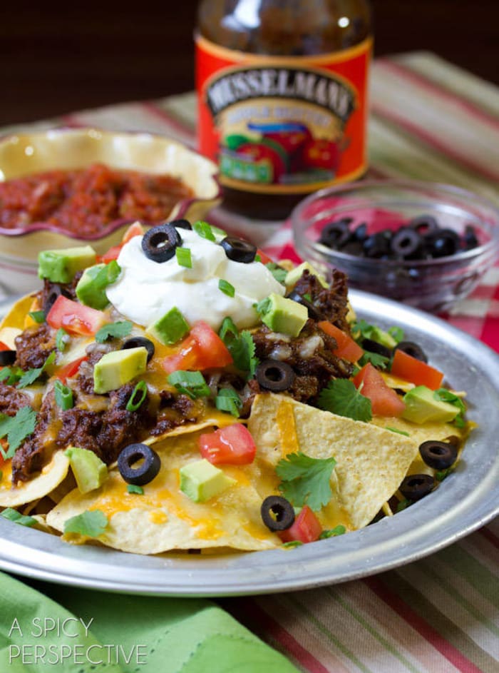 Beef Nachos with Chili