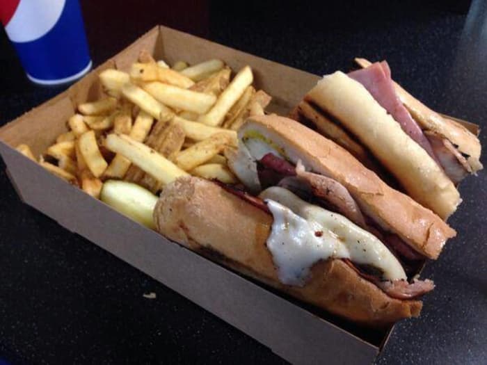 Cuban Burger  - Tropicana Field, Tampa Bay Rays