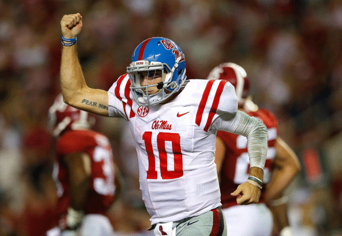 Sep. 19 - Ole Miss d. Alabama, 43-37