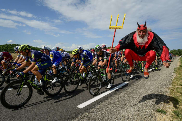 El Diablo at the Tour de France