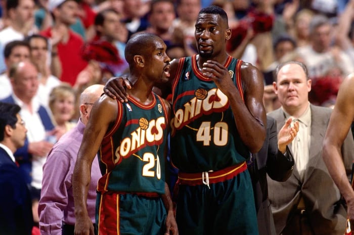 Gary Payton and Shawn Kemp