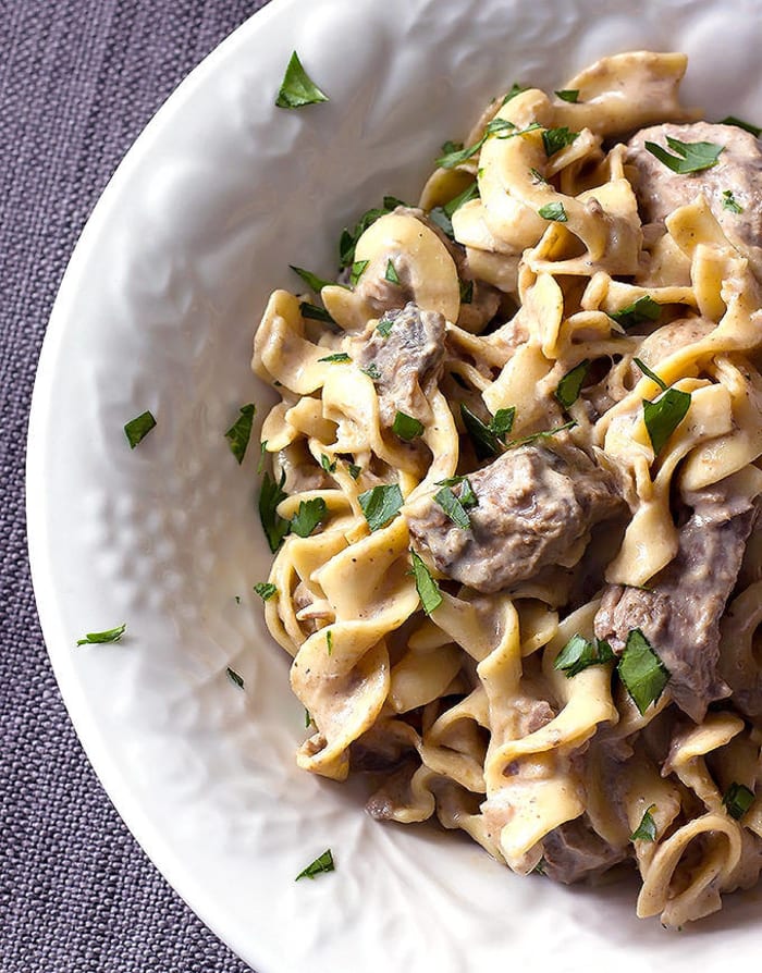 Beef Stroganoff