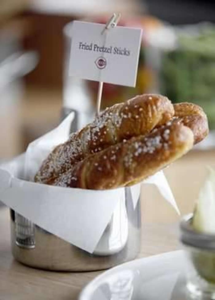 Worst: Deep-fried pretzel sticks, Cincinnati Reds