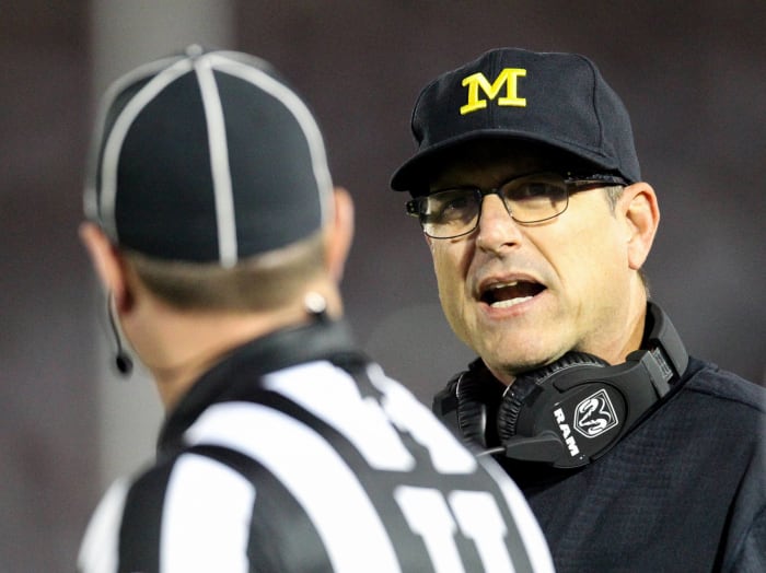 Jim Harbaugh feeling the heat at Michigan