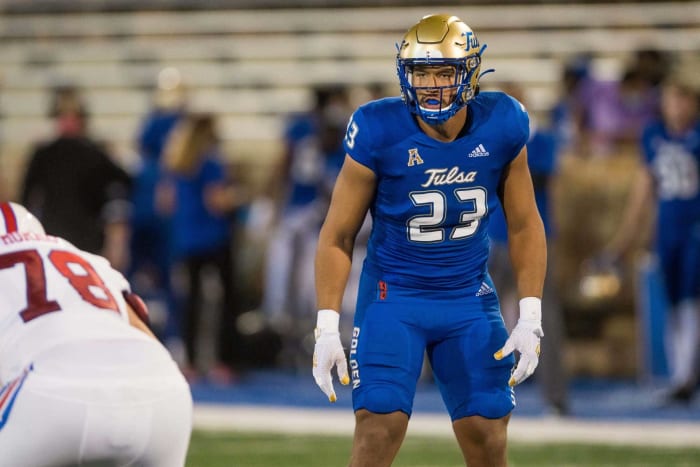 Green Bay Packers: Zaben Collins, LB, Tulsa