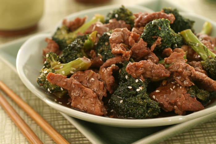 Takeout-style beef and broccoli