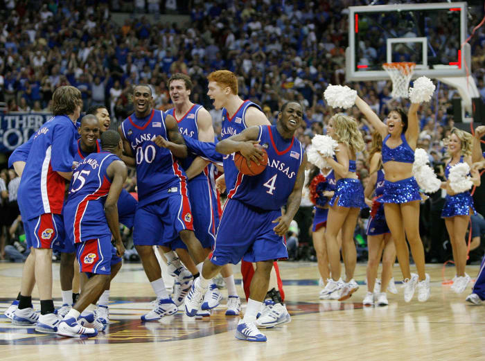 2008: Memphis can't ice Kansas in National Championship Game