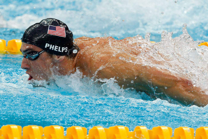 28: Michael Phelps, Swimming, USA