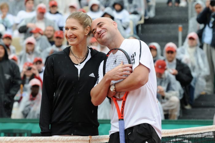 Andre Agassi and Steffi Graf