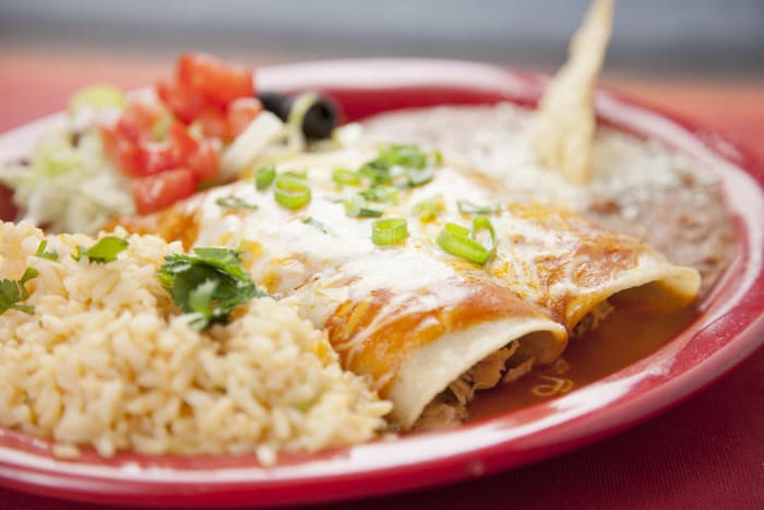 Shredded Beef Enchiladas