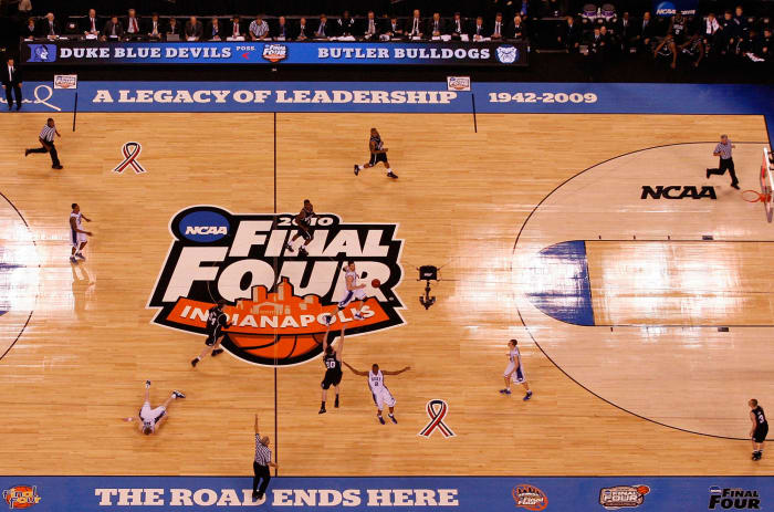 2010: Gordon Hayward nearly makes shot of the century