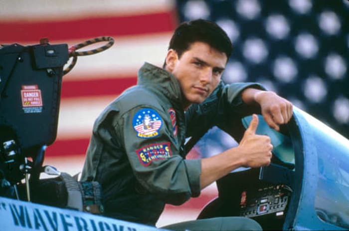 F-14 ridealongs in "Top Gun" (1986)