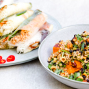 2 x Rice Paper roll + Salad