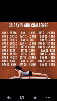 30 day plank challenge - abs