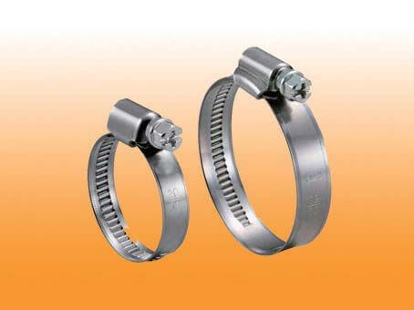 NON-PERFORATED STAINLESS STEEL HOSE CLAMP