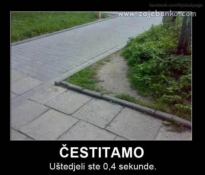 kraći put - prečac