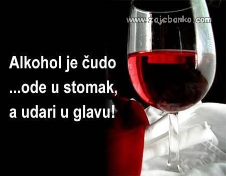 vino udara u glavu