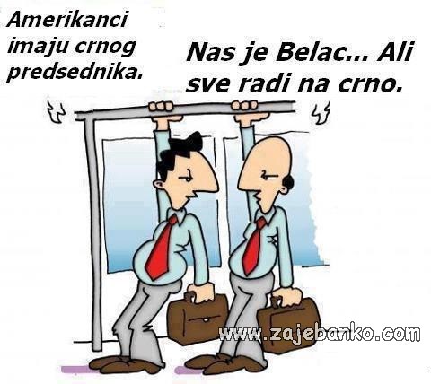 rad na crno humor