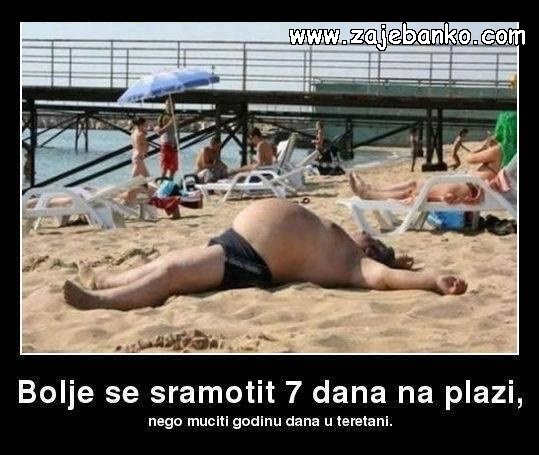 sramota na plaži