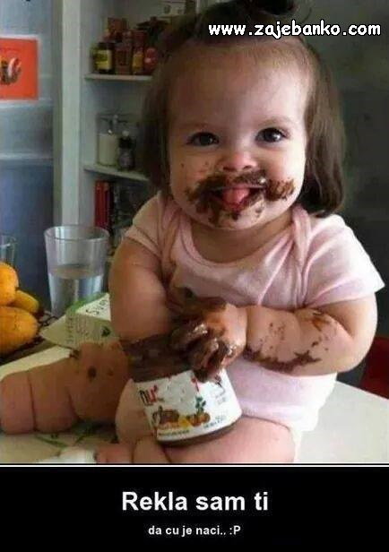 nutella smiješna slika