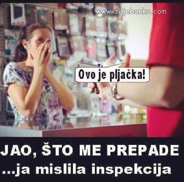 došla inspekcija u radnju