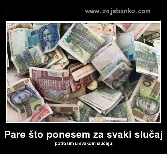 novac za svaki slučaj