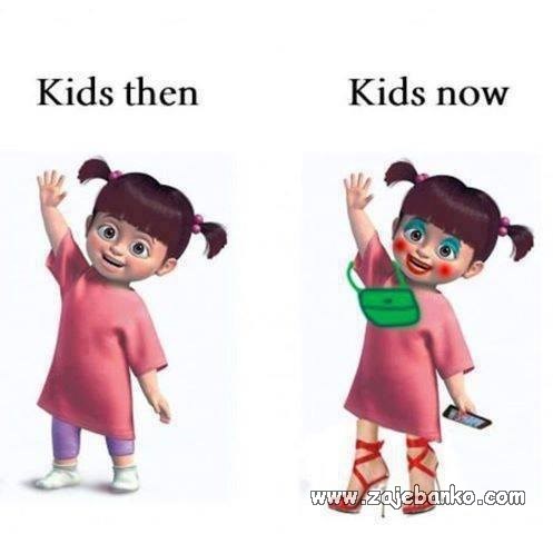 djeca nekad i danas