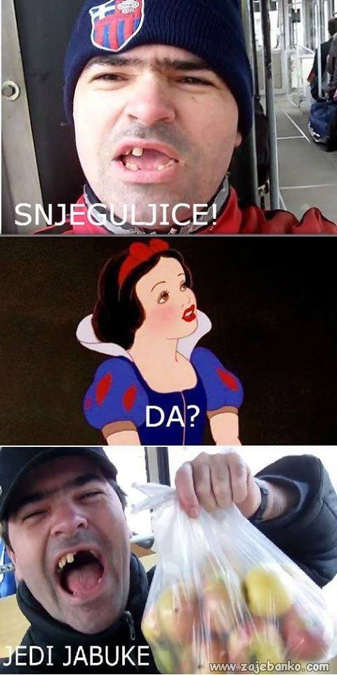 snjeguljica i otrovna jabuka