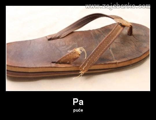 smiješna papuča