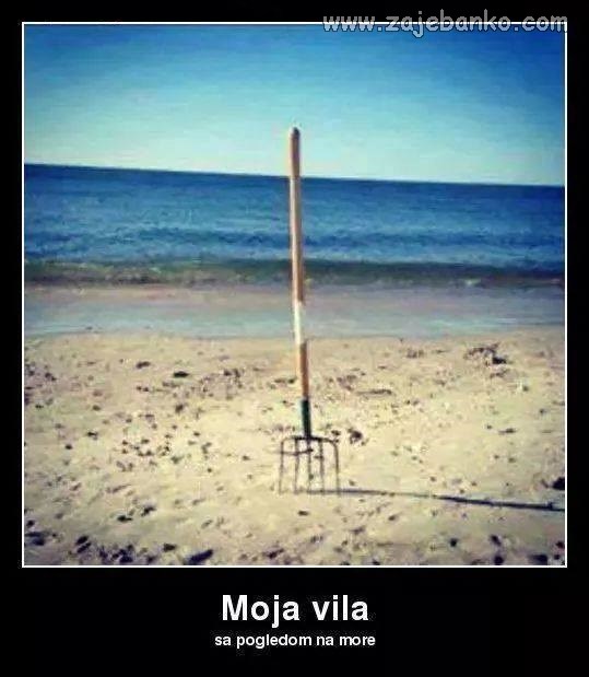 vila s pogledom na more